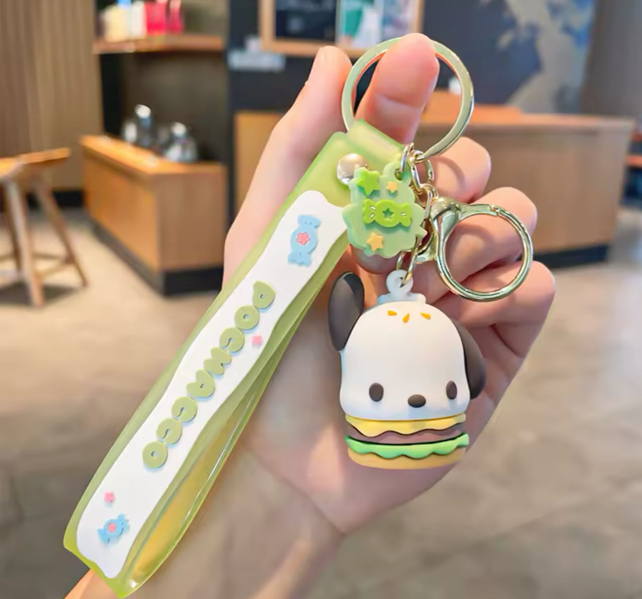 Cartoon Rubber Keychain