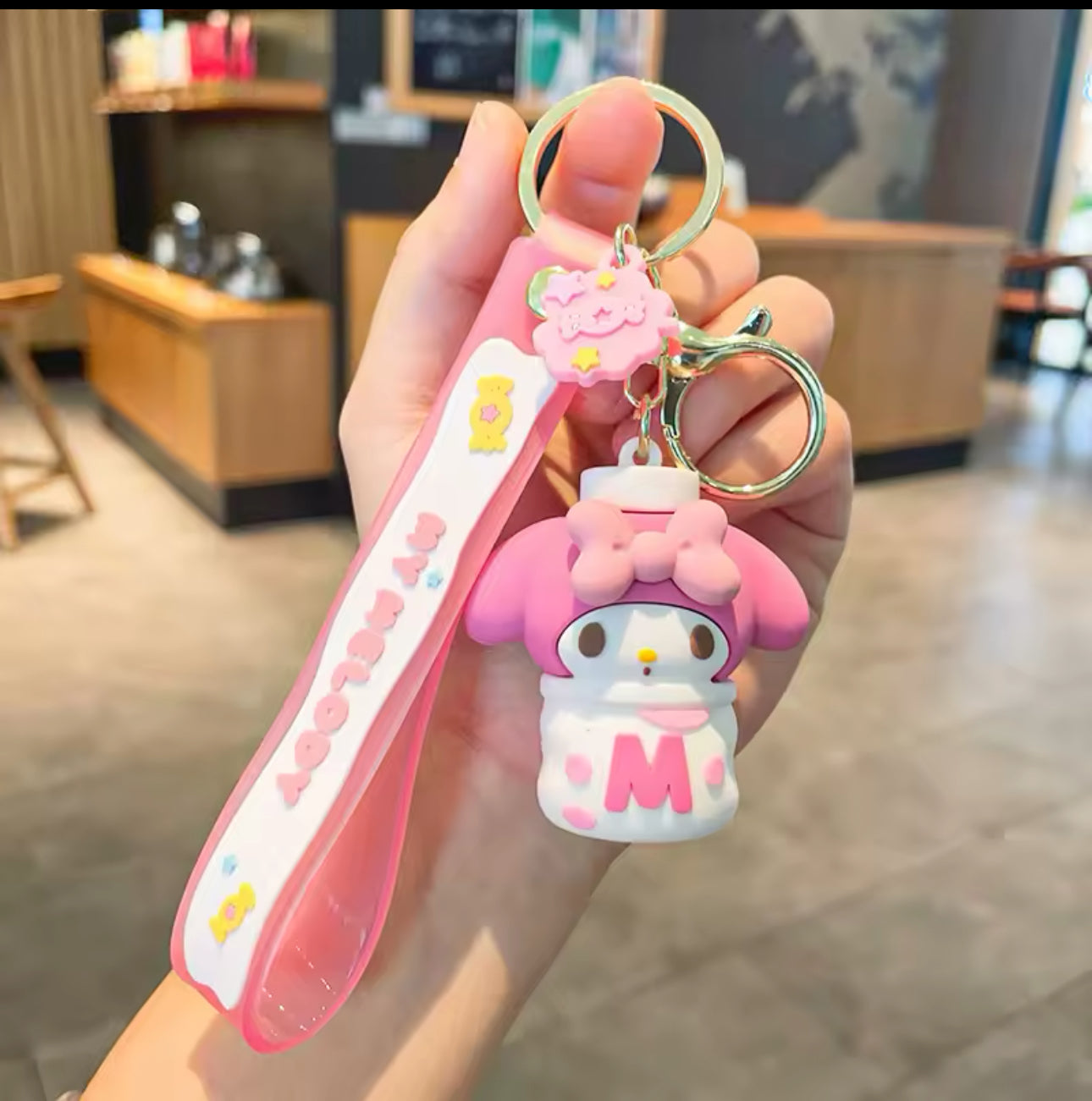 Cartoon Rubber Keychain