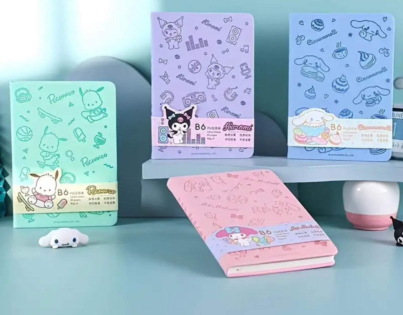 Embossed notebooks