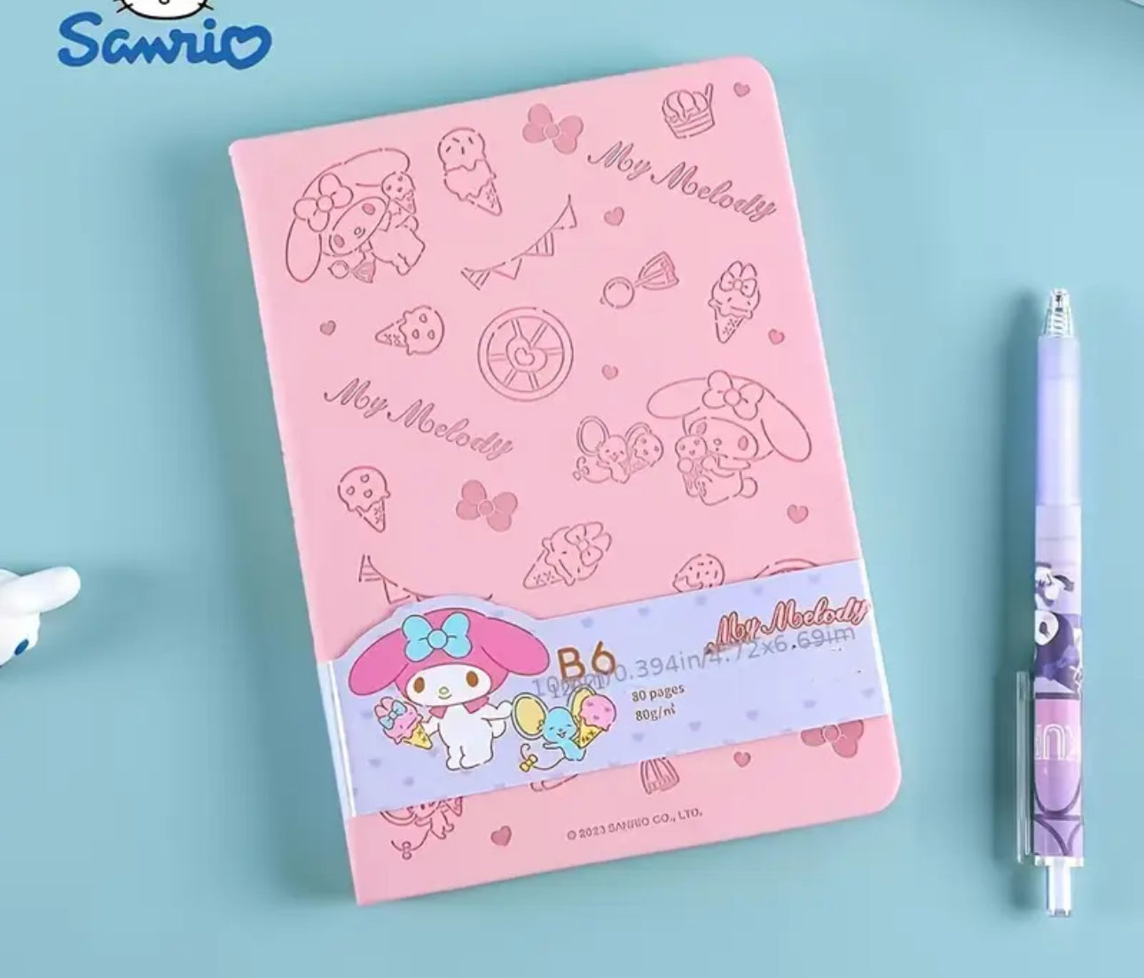 Embossed notebooks