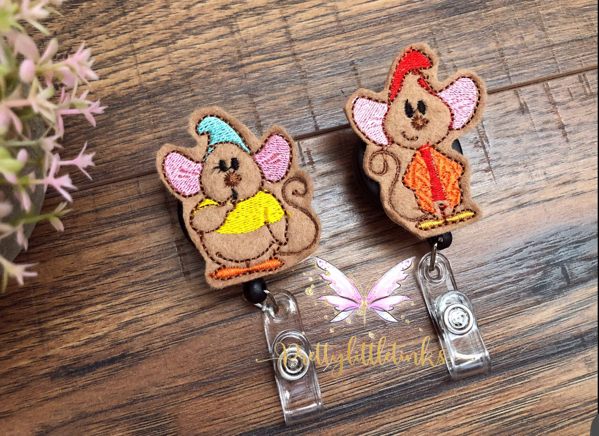 Mouse badge reels