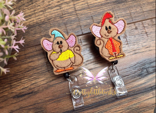Mouse badge reels
