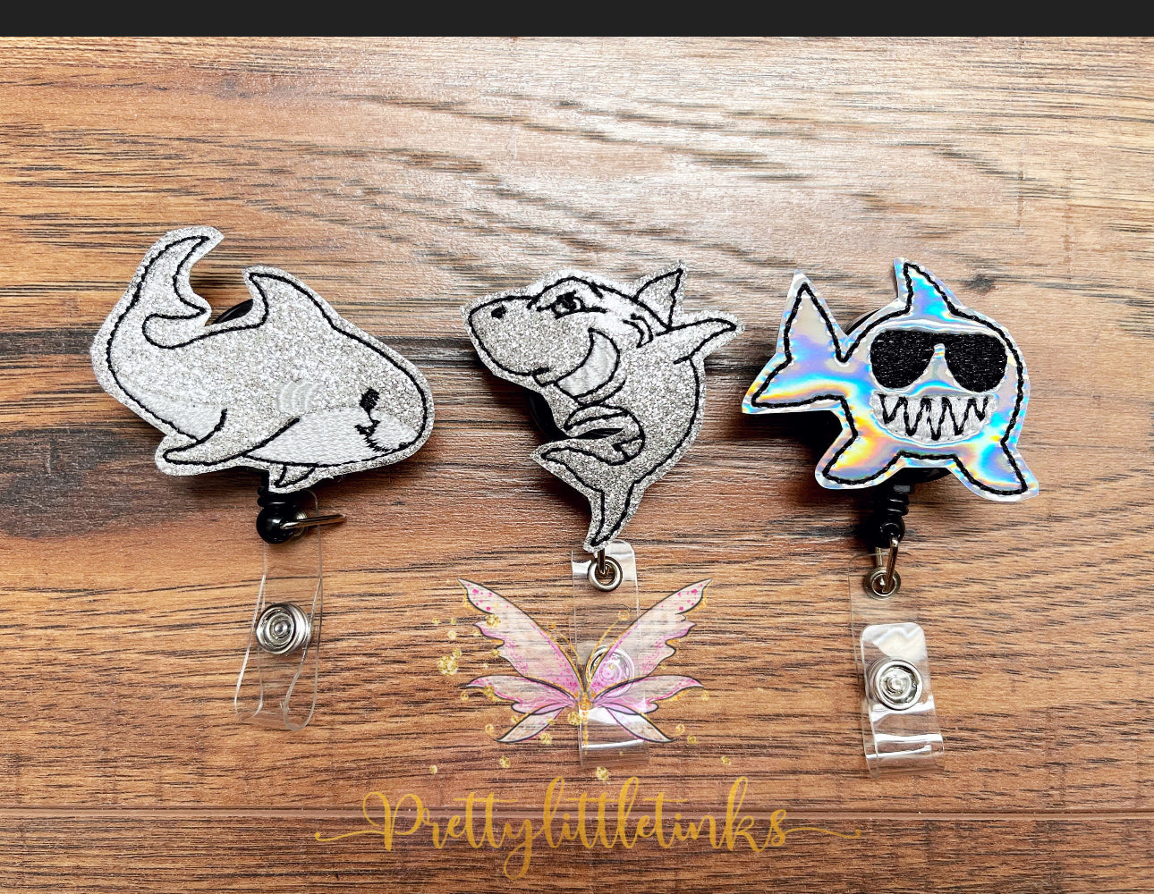 Shark badge reels