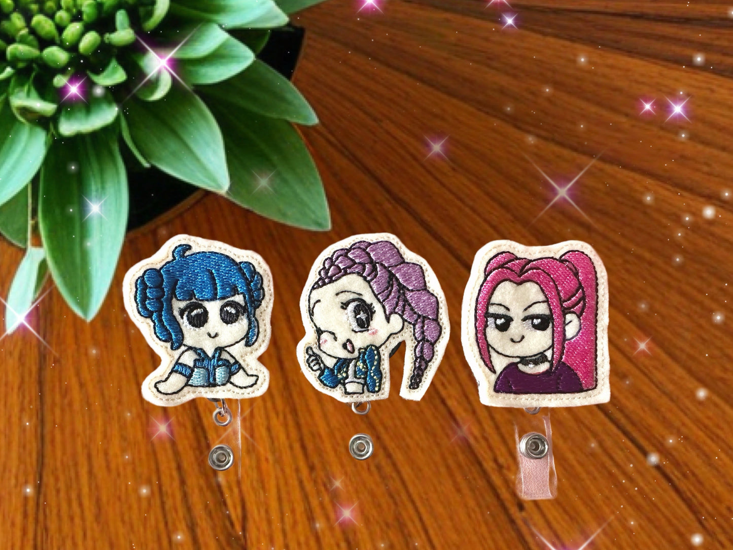 Kpop Demon Hunters badge reels