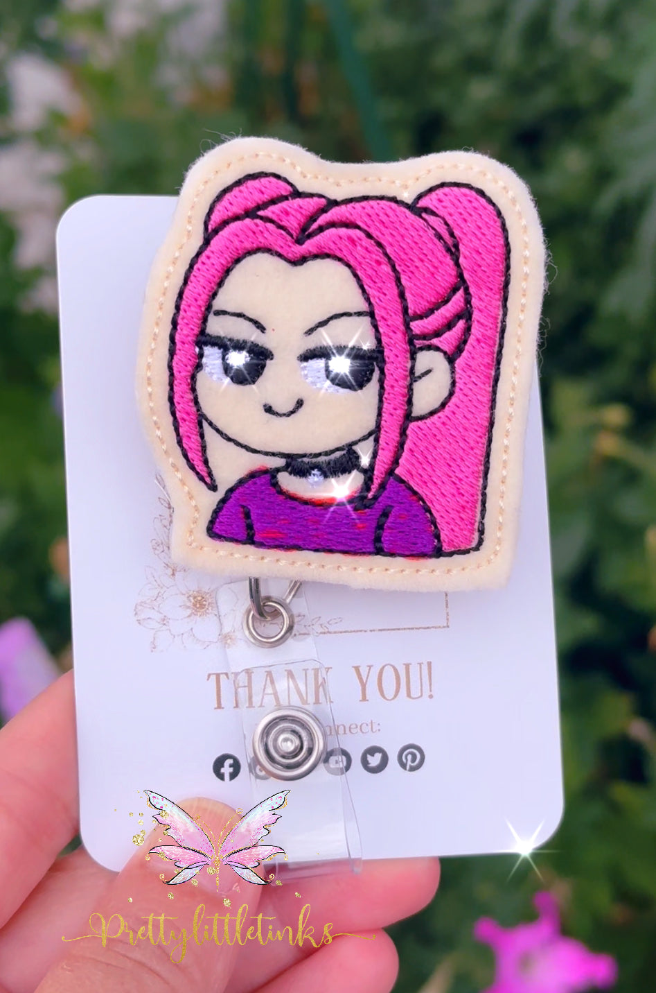 Kpop Demon Hunters badge reels
