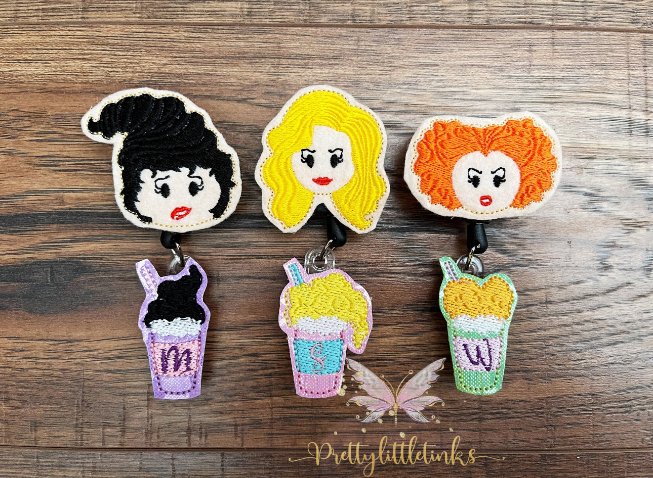Witches drink badge reel